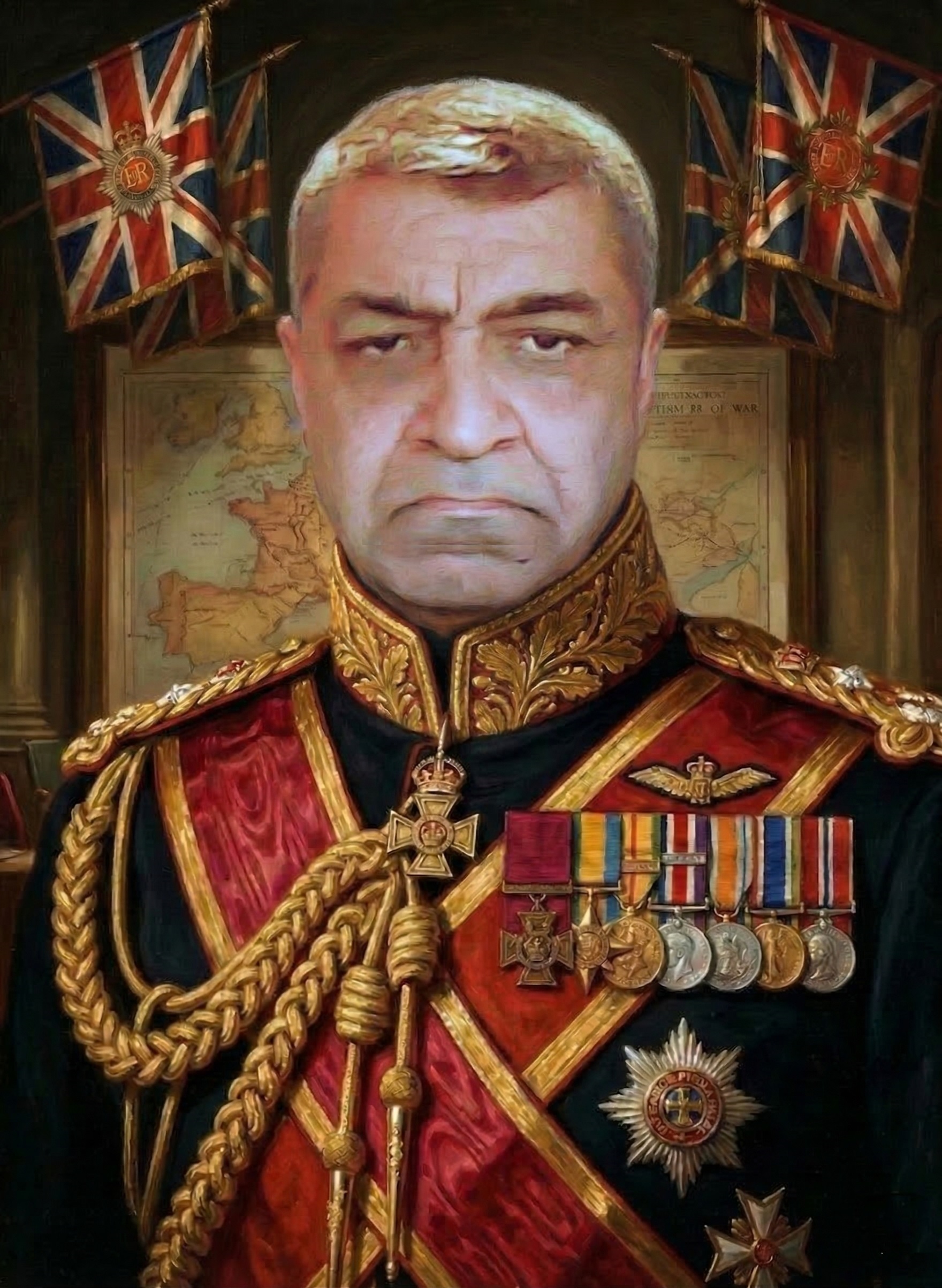 mock uniform - british fan fare